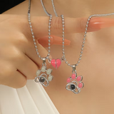 Pati Tasarımlı 100 Farklı Dilde Seni Seviyorum Kolye