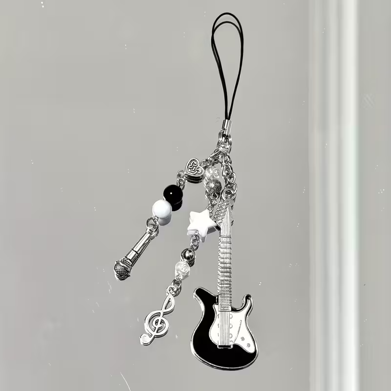Y2K Gitarist Anahtarlık Telefon Charmı
