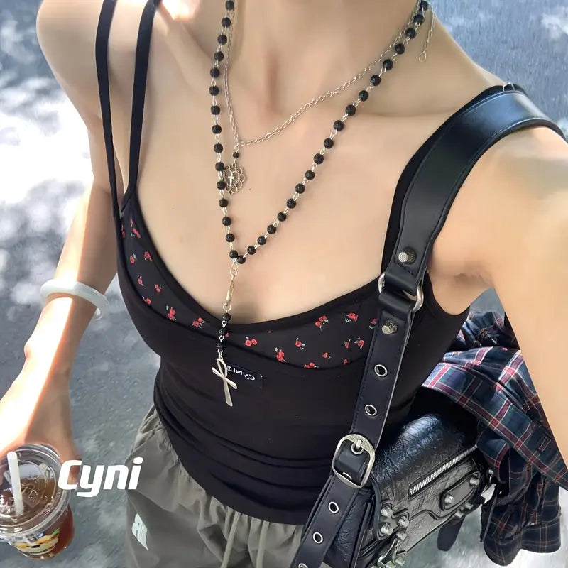 Retro Gothic Punk Kolye