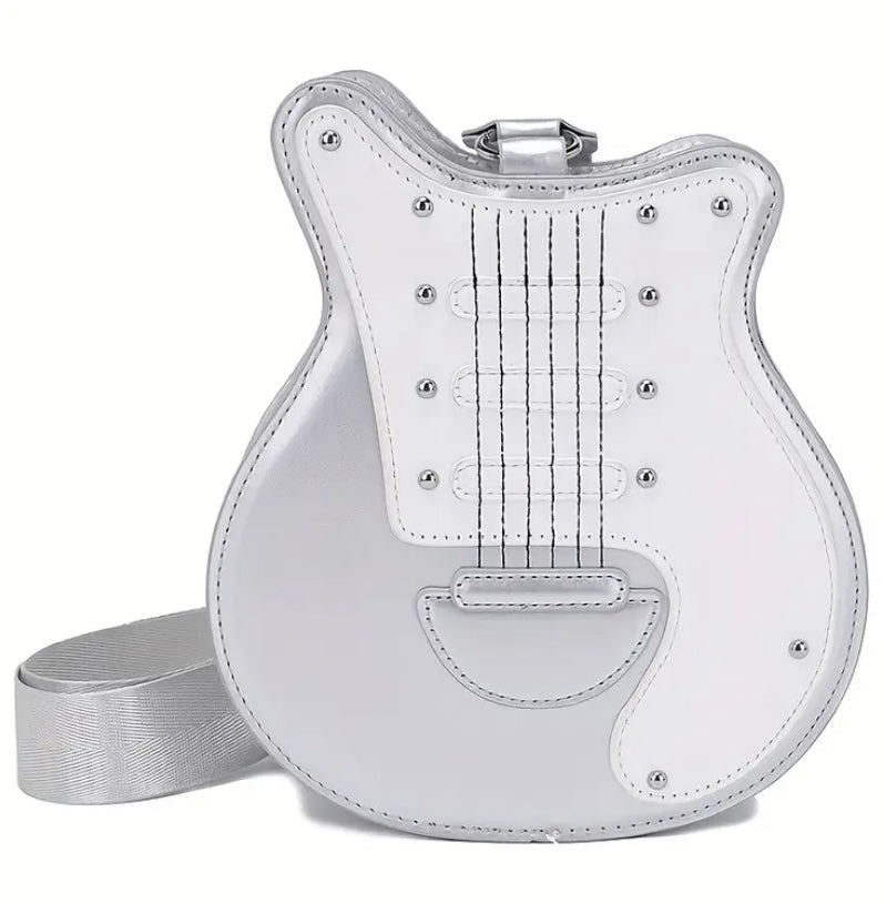 Gitar Y2K Tarzı Küçük Omuz Çantası