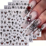 Gothic Spider Tırnak Stickeri