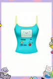 Mavi Adventure Time BMO Y2K Askılı Crop