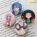 Anime Tasarım Rozet 70 mm PVC Kaplı Çanta Ceket Yaka Aksesuarı