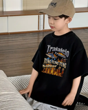 Tung Tung Tung Sahur Baskılı Kids Unisex Oversize T-Shirt
