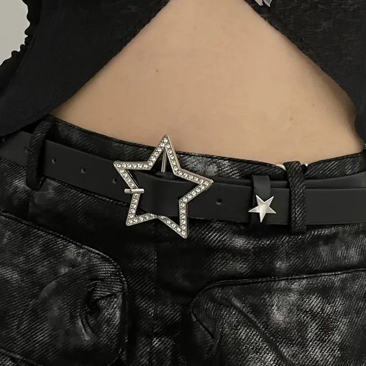 Star Taşlı Streetwear Kemer