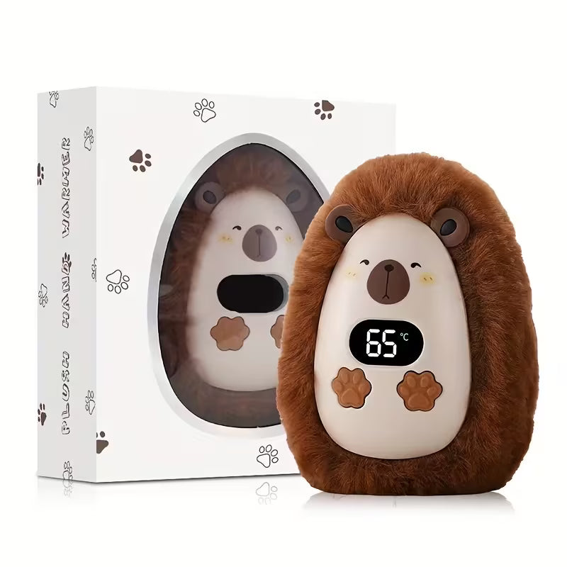 Sevimli Peluş Mini El Isıtıcı 3 Sıcaklık Ayarlı Cep Isıtıcısı