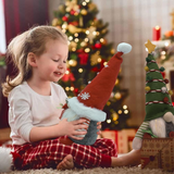 Noel Cüce Noel Dekorasyonu Pelüş Cüce Noel Masa Dekorasyonu için (31 cm x 16 cm)