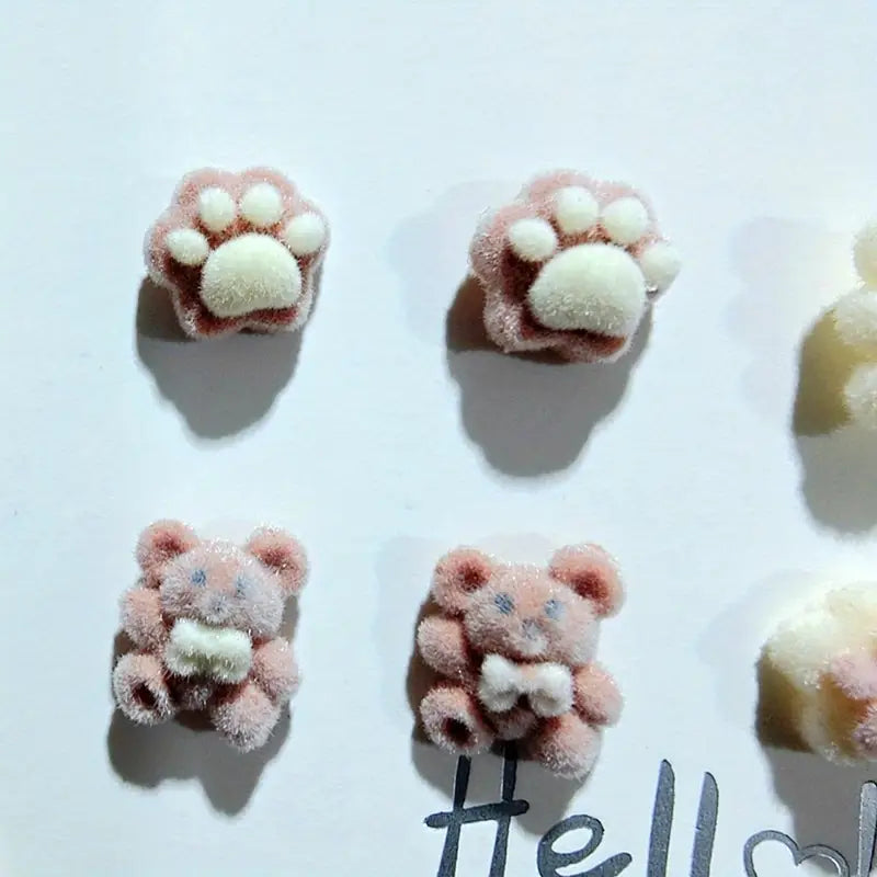 Sevimli Bear Tasarımlı Küpe Seti