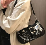 Star Y2K Tarzı Küçük Omuz Çantası