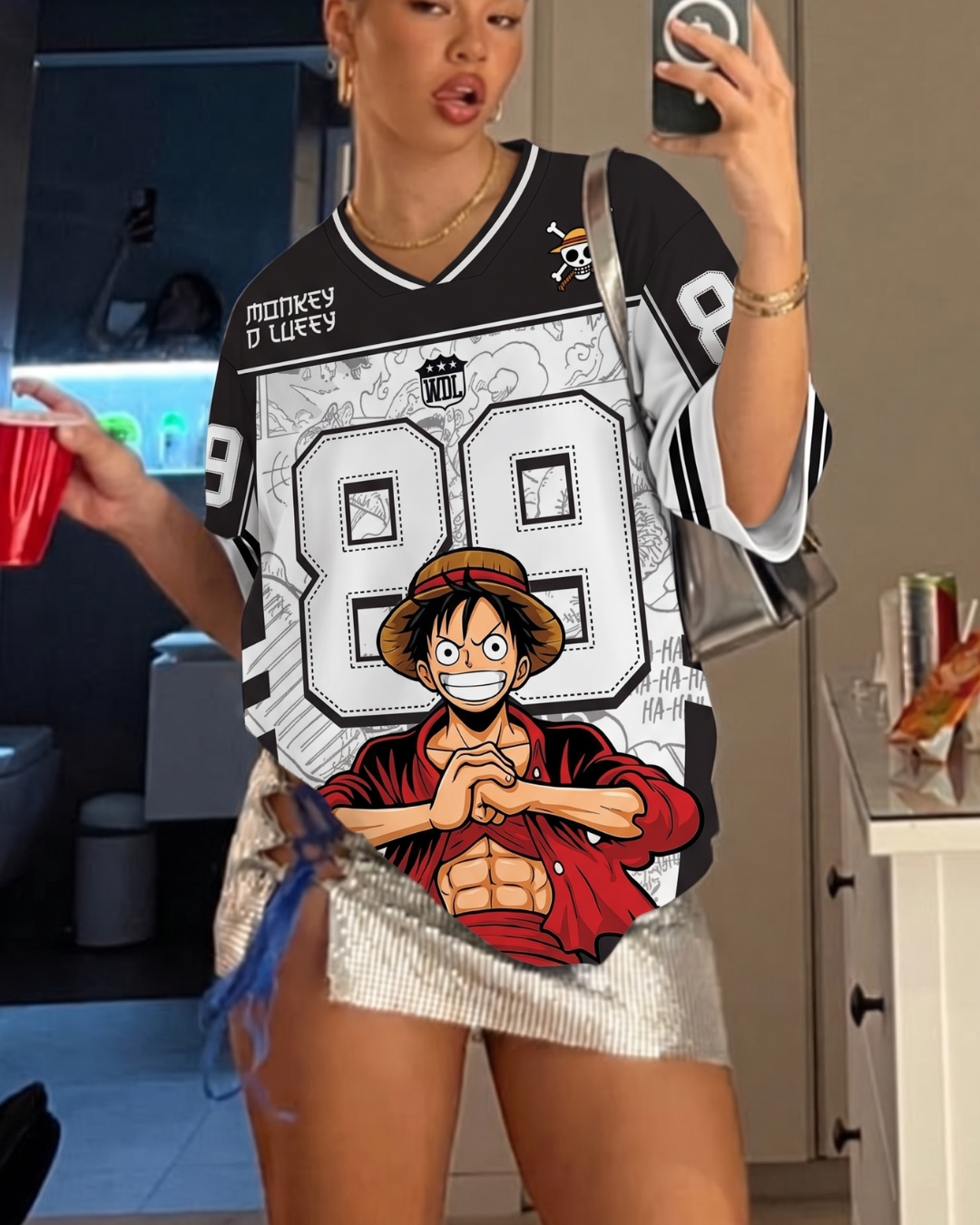 Anime One Piece Jersey T-shirt Forma