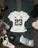 Kemer Boy 23 Number Crop Bluz