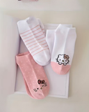 Cute Hello Kitty Desenli Çorap (5 Çift)