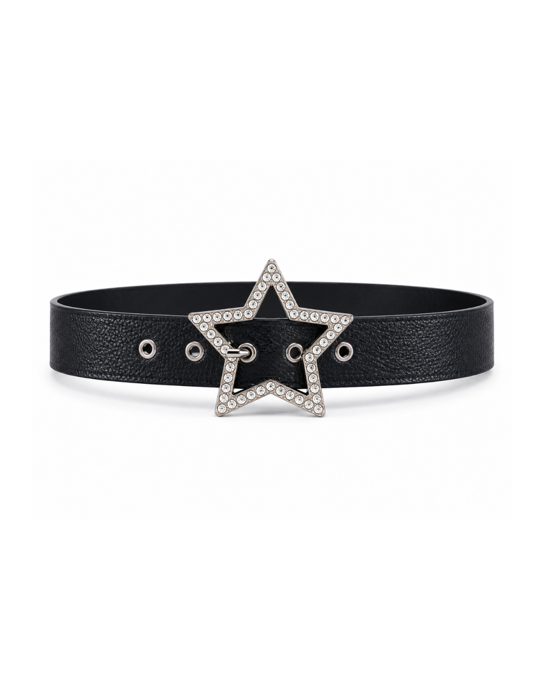 Star Grunge Taşlı Unisex Kemer