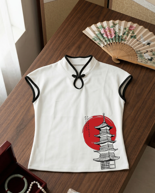 Japan Design Vintage Kolsuz Crop