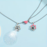 Pati Tasarımlı 100 Farklı Dilde Seni Seviyorum Kolye