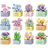 Mini Flower Lego Set Süpriz Kutu