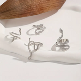 4'lü Snake Yüzük Seti