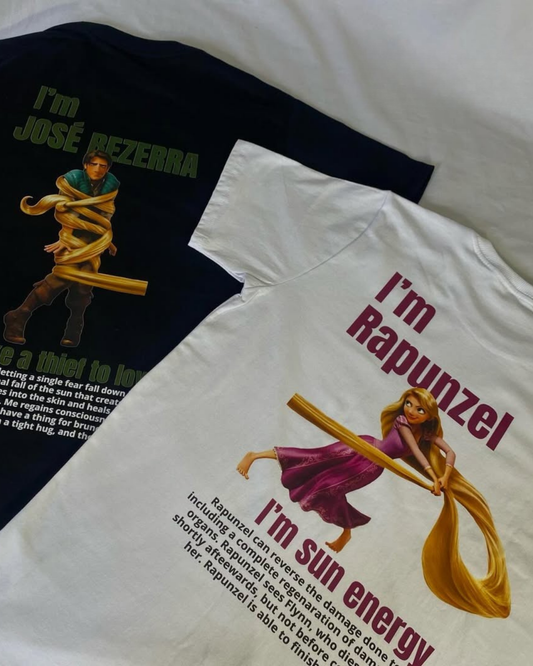Rapunzel & Jose Bezerra Design Couple T-Shirt
