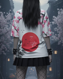 Japan Sakura Dragon Jersey T-shirt Forma
