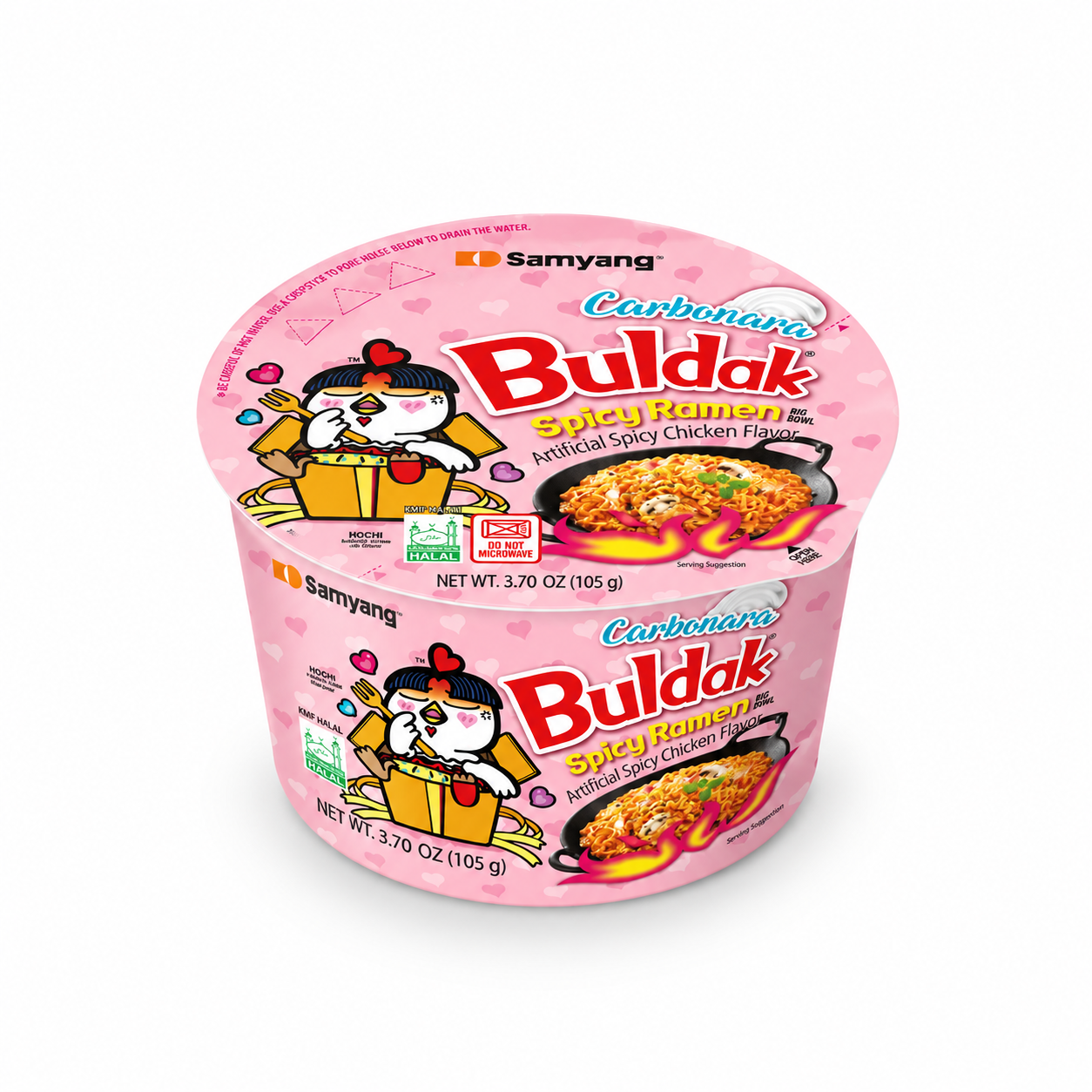 Samyang Buldak Carbonara Spicy Ramen Big Bowl