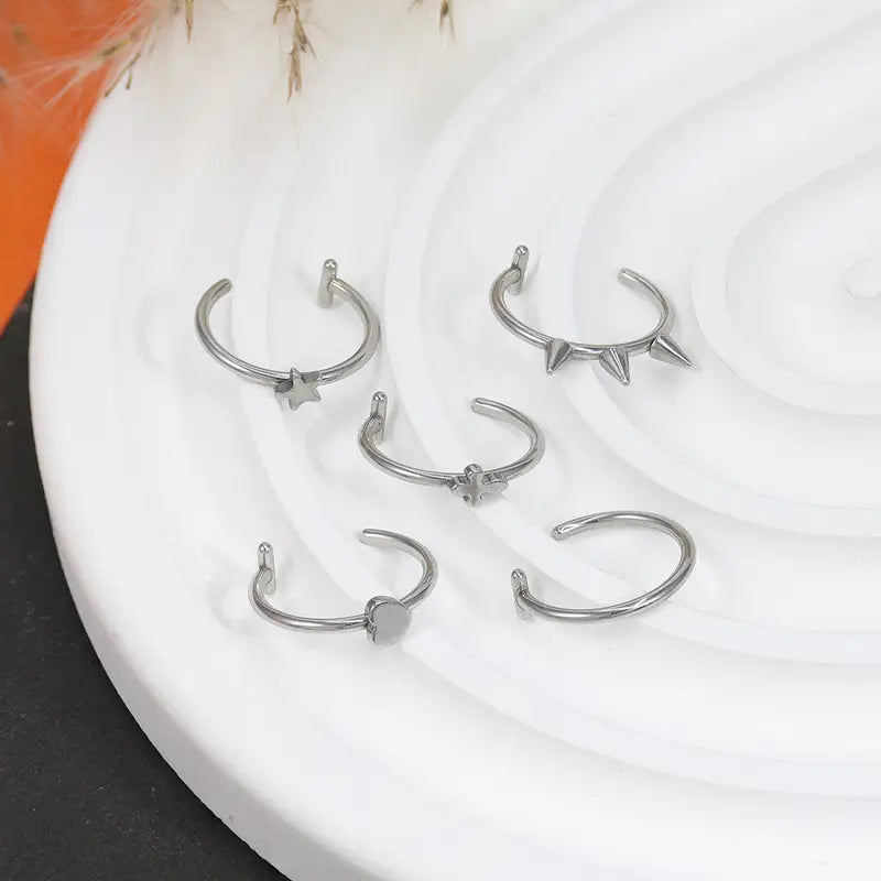 Y2K Dudak Sahte Piercing