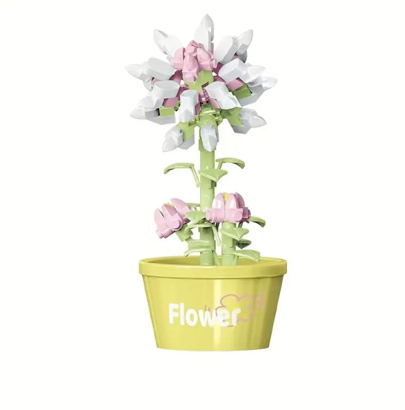 Mini Flower Lego Set Süpriz Kutu