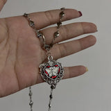 Y2K Gothic Heart Design Kolye