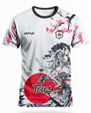 Japan Sakura Dragon Jersey T-shirt Forma