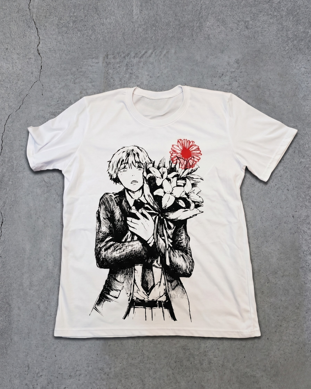 Anime Chainsaw Man Baskılı Unisex Oversize T-Shirt
