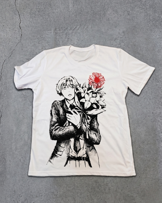 Anime Chainsaw Man Baskılı Unisex Oversize T-Shirt