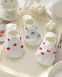 Cute Red Fruit Desenli Çorap (5 Çift)