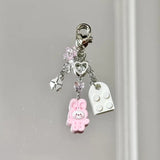 Cute Sevgili Bff Çift Anahtarlık Seti