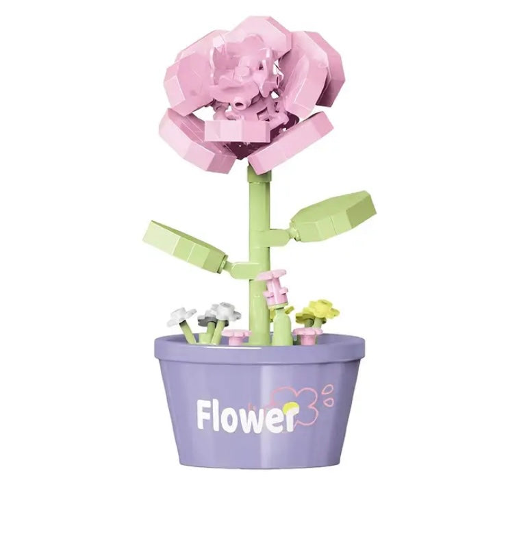 Mini Flower Lego Set Süpriz Kutu