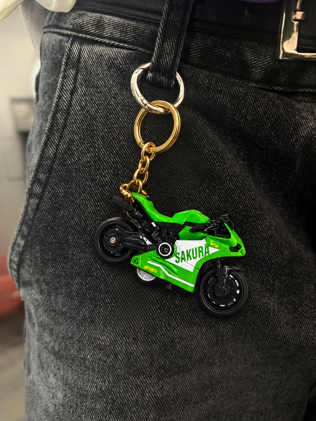 Supersport Motorbike Temalı Charm Anahtarlık