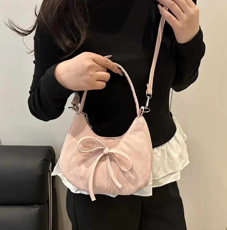 Ribbon Y2K Tarzı  Omuz Çantası