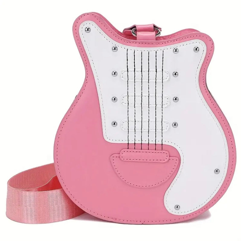 Gitar Y2K Tarzı Küçük Omuz Çantası