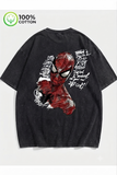 Spider Man Baskılı Unisex Oversize T-Shirt