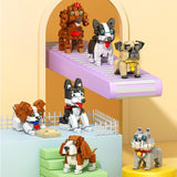 Sevimli Köpek Design Lego Set Süpriz Kutu