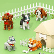 Sevimli Köpek Design Lego Set Süpriz Kutu