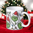 Grinch 3D Christmas Baskılı Yeni Yıl Kupası
