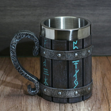 Viking Oak Tasarım Paslanmaz Çay Kahve Kupa Bardak