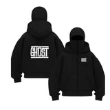 Balaclava Touz Ghost Baskılı Ninja Hoodie Sweatshirt