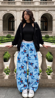 Stitch Tasarımlı Unisex Oversize Eşofman Altı
