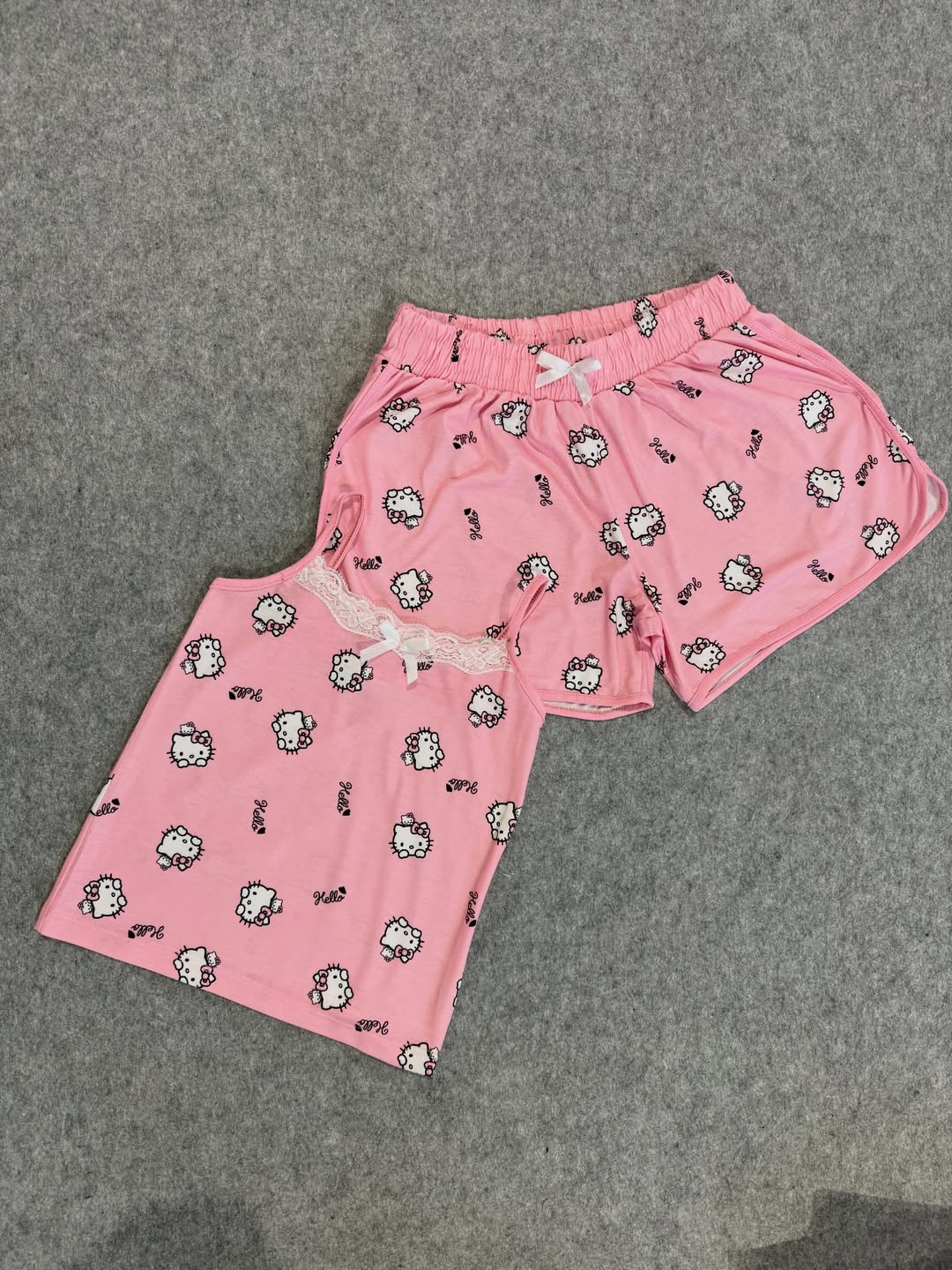 Pink Kiss Hello Kitty Alt Üst Takım