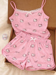 Pink Kiss Hello Kitty Alt Üst Takım