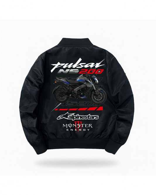 Motorbike Unisex Bomber Ceket