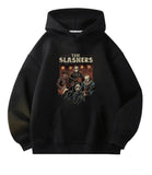 Halloween Detail Baskılı Kapşonlu Sweatshirt