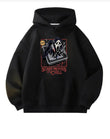 Halloween Detail Baskılı Kapşonlu Sweatshirt