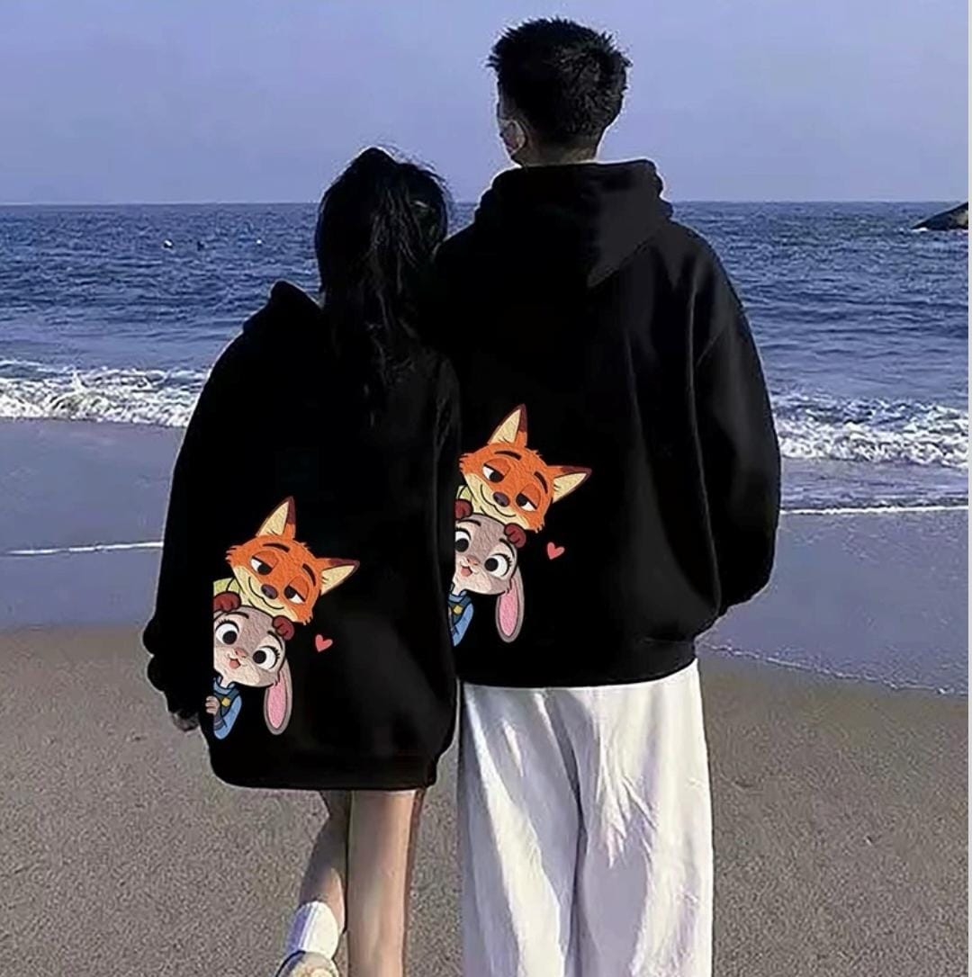 Nick Wilde & Judy Hopps Oversize Sweatshirt