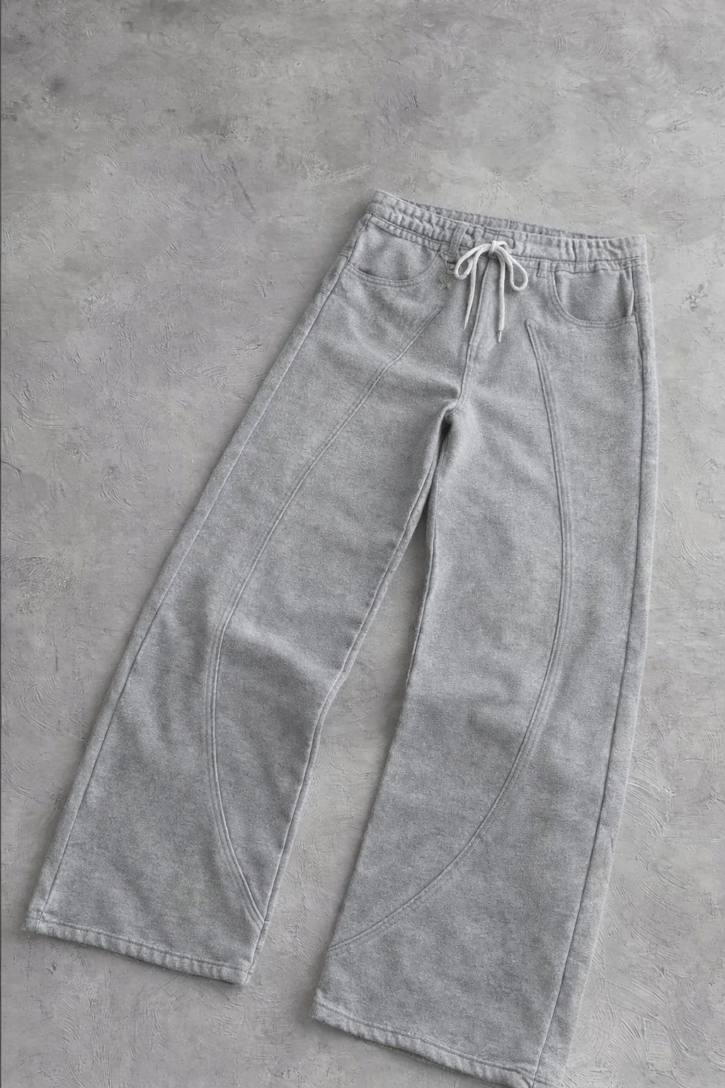 Night Blossom Sakura Nakışlı Baggy Eşofman Altı